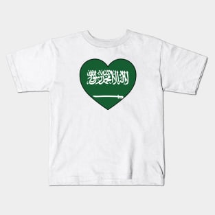 Heart - Saudi Arabia Kids T-Shirt